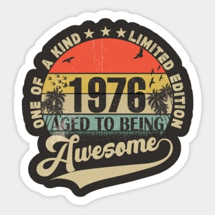 Vintage Year 1976 Sticker